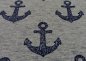 Preview: Glitter anchor french terry grey mottled